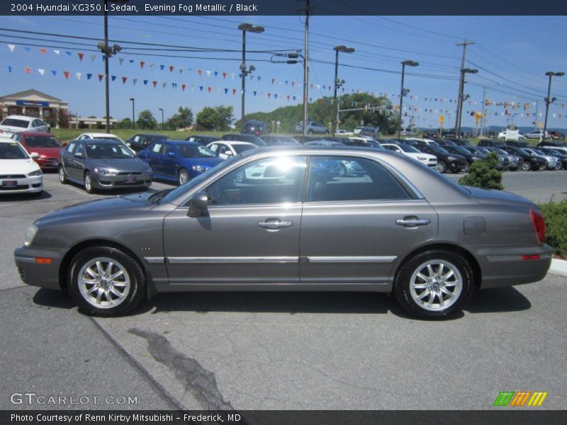 Evening Fog Metallic / Black 2004 Hyundai XG350 L Sedan