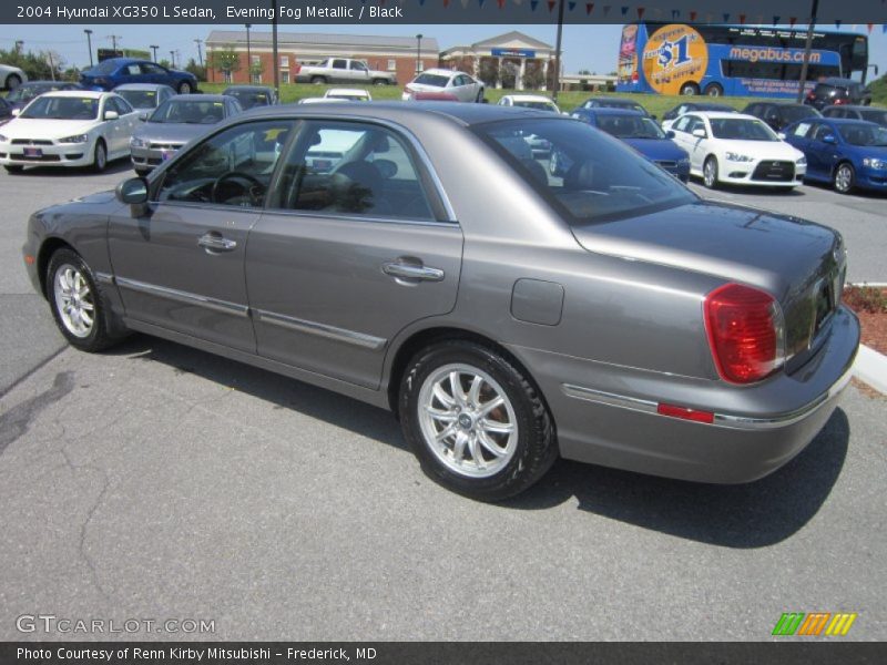 Evening Fog Metallic / Black 2004 Hyundai XG350 L Sedan