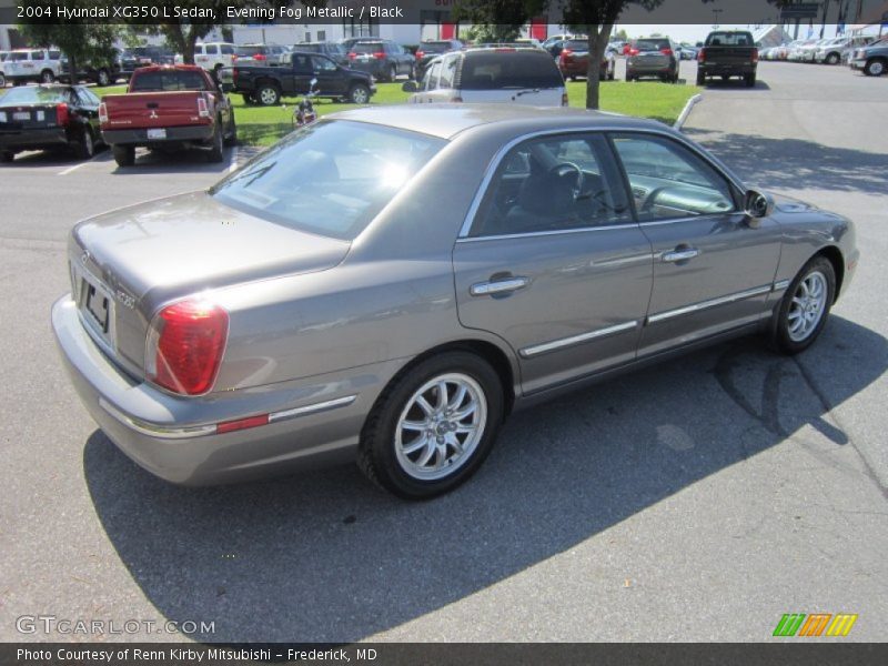 Evening Fog Metallic / Black 2004 Hyundai XG350 L Sedan