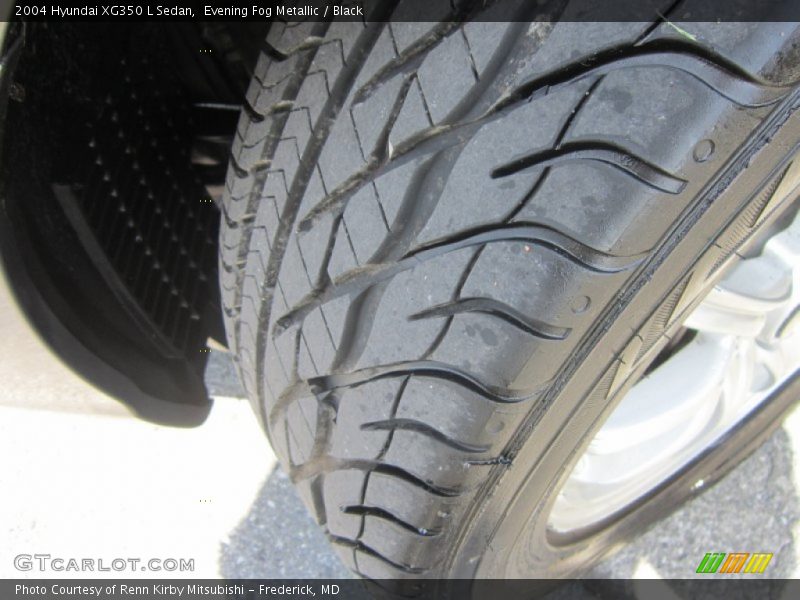 Evening Fog Metallic / Black 2004 Hyundai XG350 L Sedan