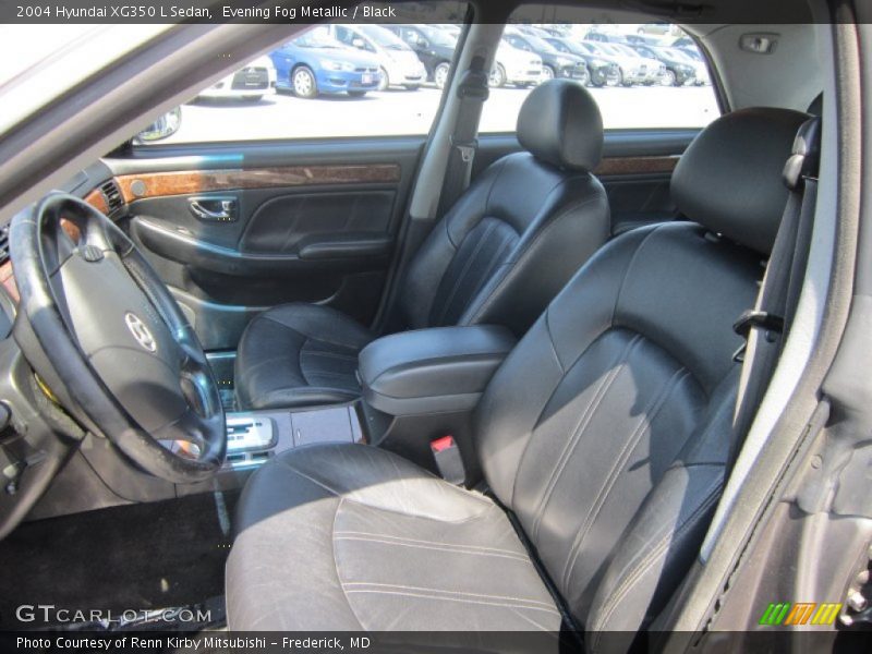 Evening Fog Metallic / Black 2004 Hyundai XG350 L Sedan