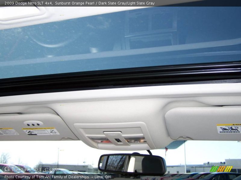 Sunburst Orange Pearl / Dark Slate Gray/Light Slate Gray 2009 Dodge Nitro SLT 4x4