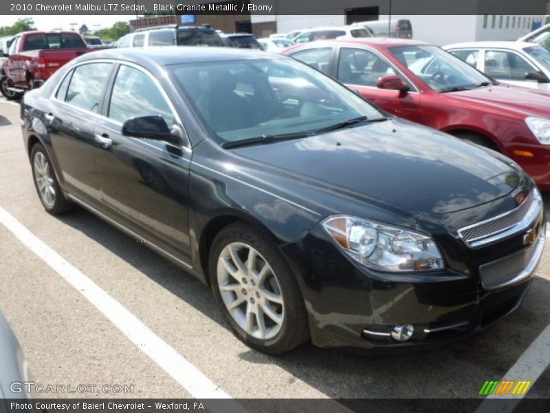 Black Granite Metallic / Ebony 2010 Chevrolet Malibu LTZ Sedan