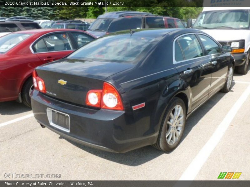 Black Granite Metallic / Ebony 2010 Chevrolet Malibu LTZ Sedan