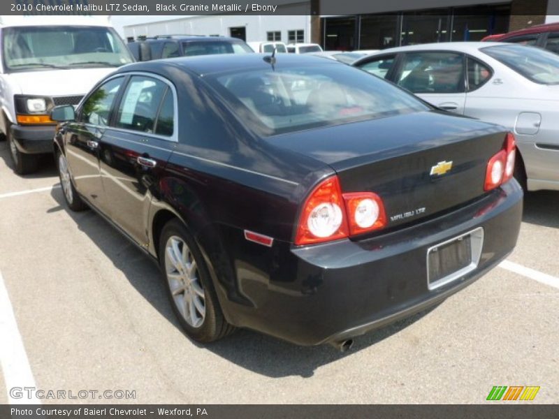 Black Granite Metallic / Ebony 2010 Chevrolet Malibu LTZ Sedan