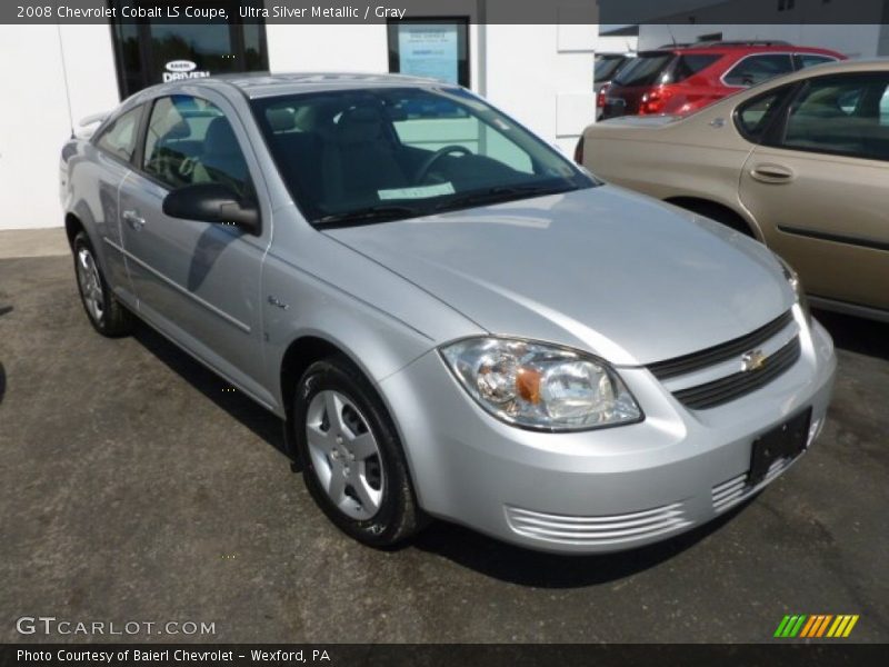 Ultra Silver Metallic / Gray 2008 Chevrolet Cobalt LS Coupe