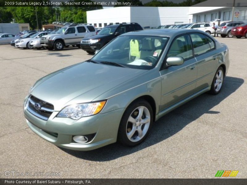 Seacrest Green Metallic / Warm Ivory 2009 Subaru Legacy 2.5i Sedan