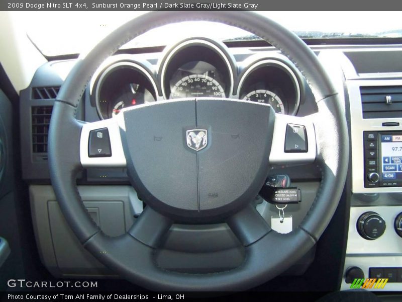 Sunburst Orange Pearl / Dark Slate Gray/Light Slate Gray 2009 Dodge Nitro SLT 4x4