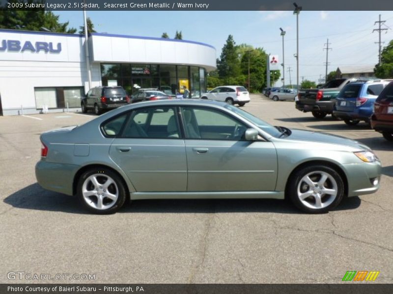 Seacrest Green Metallic / Warm Ivory 2009 Subaru Legacy 2.5i Sedan