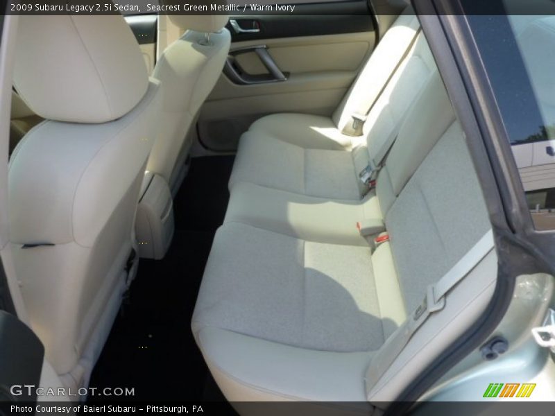 Seacrest Green Metallic / Warm Ivory 2009 Subaru Legacy 2.5i Sedan
