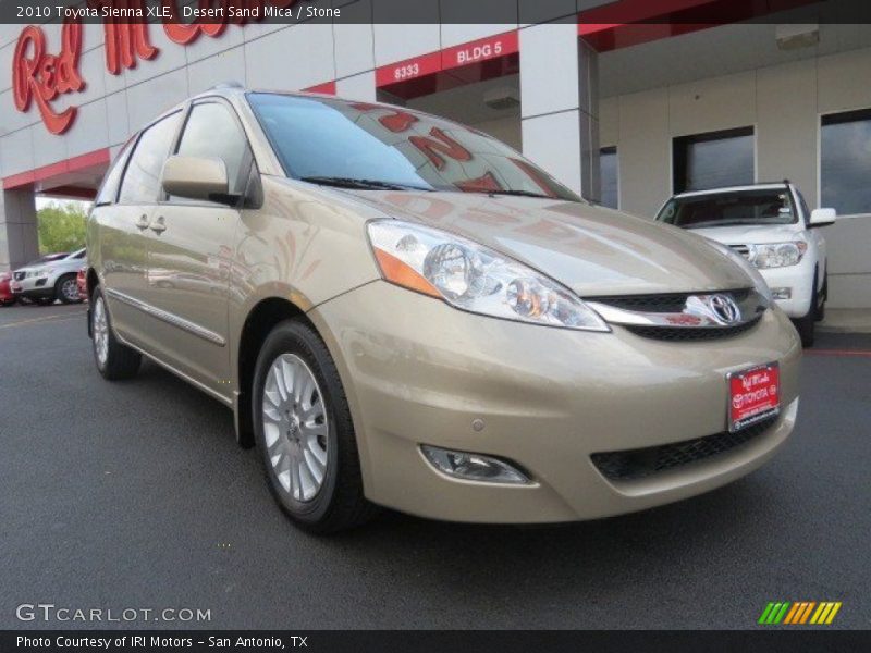Desert Sand Mica / Stone 2010 Toyota Sienna XLE