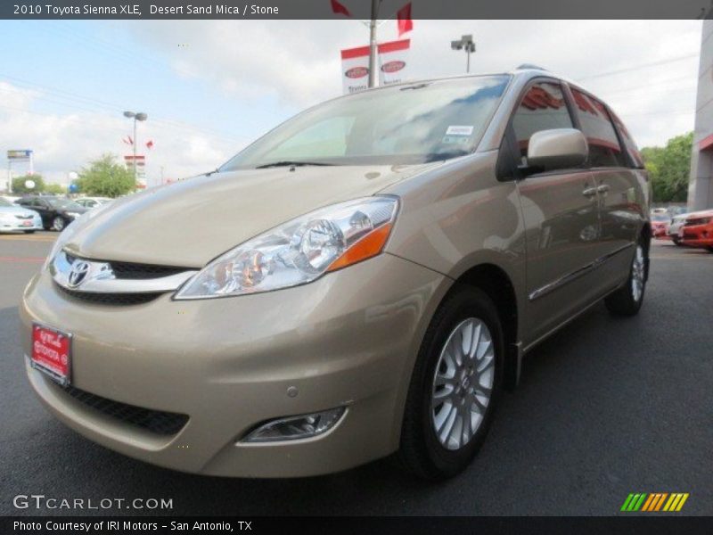 Desert Sand Mica / Stone 2010 Toyota Sienna XLE