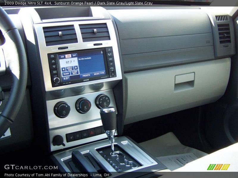 Sunburst Orange Pearl / Dark Slate Gray/Light Slate Gray 2009 Dodge Nitro SLT 4x4