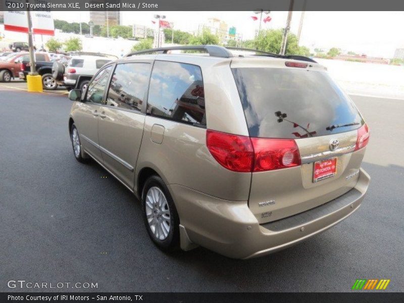Desert Sand Mica / Stone 2010 Toyota Sienna XLE