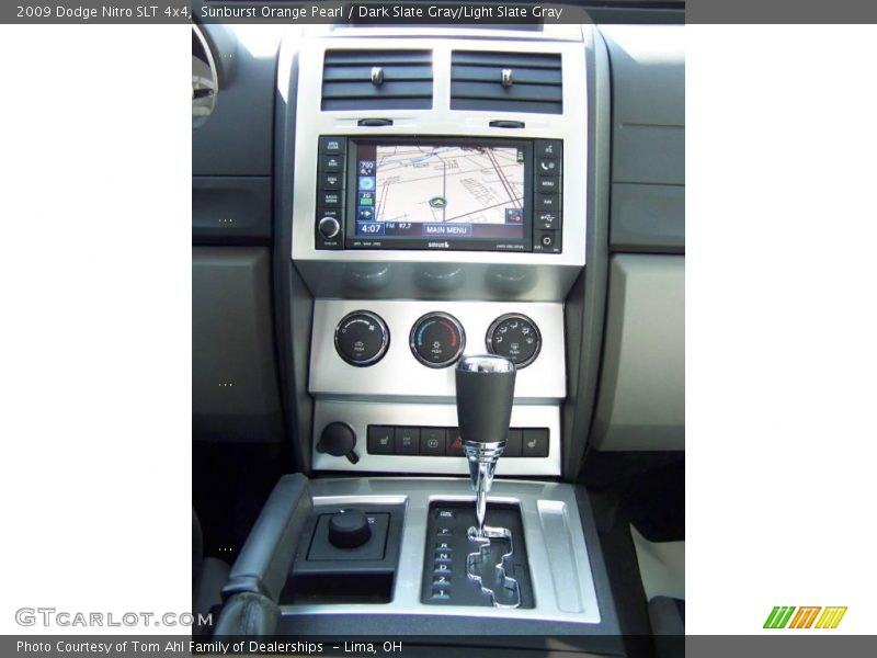Sunburst Orange Pearl / Dark Slate Gray/Light Slate Gray 2009 Dodge Nitro SLT 4x4