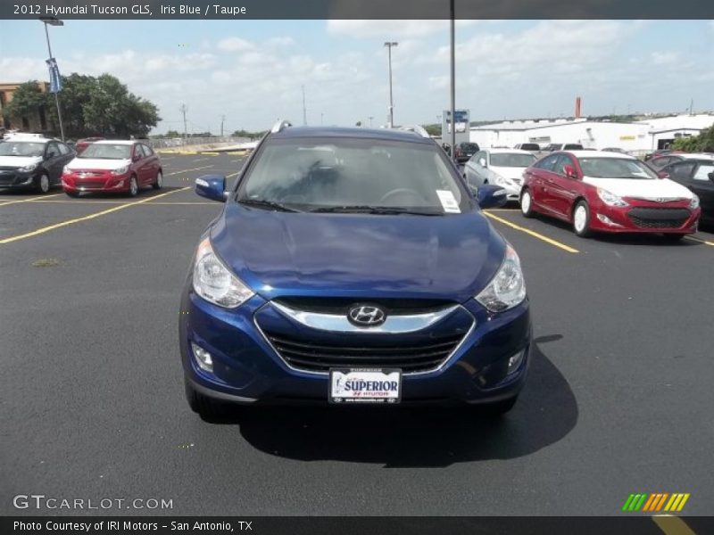 Iris Blue / Taupe 2012 Hyundai Tucson GLS