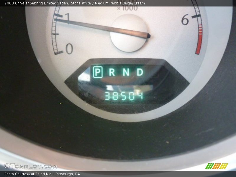 Stone White / Medium Pebble Beige/Cream 2008 Chrysler Sebring Limited Sedan