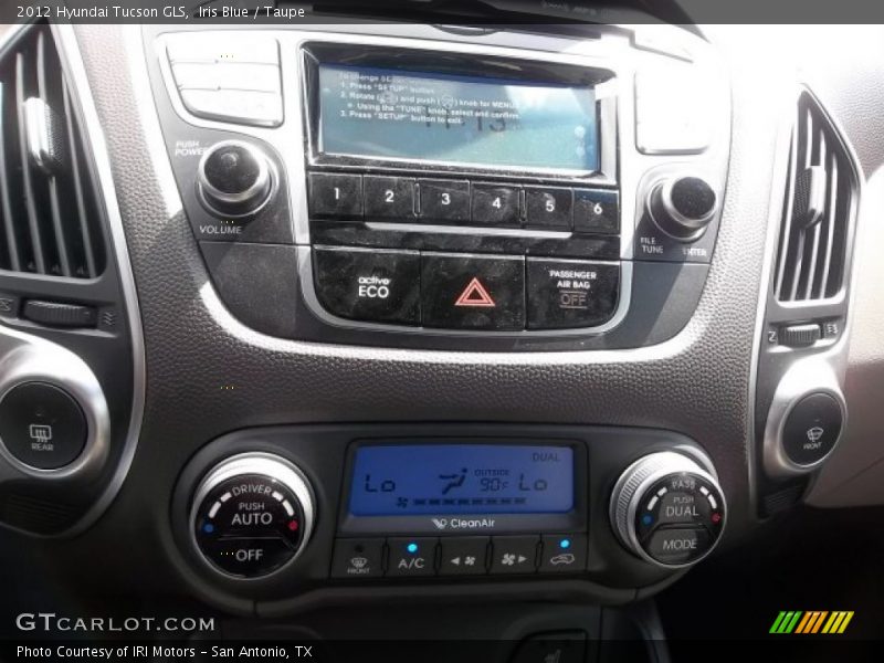 Iris Blue / Taupe 2012 Hyundai Tucson GLS