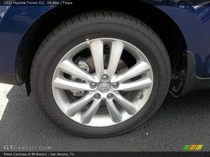 Iris Blue / Taupe 2012 Hyundai Tucson GLS