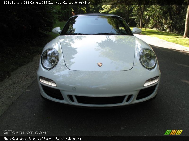 Carrara White / Black 2011 Porsche 911 Carrera GTS Cabriolet