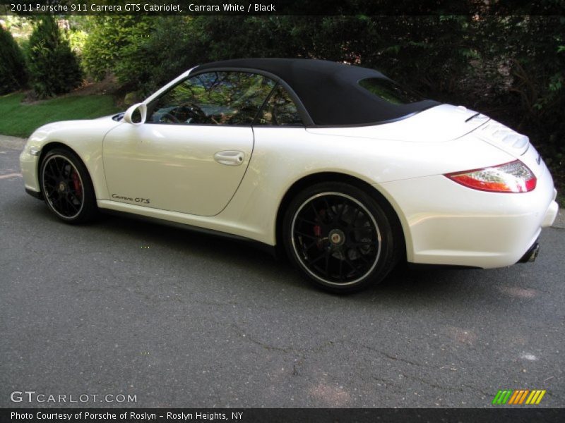 Carrara White / Black 2011 Porsche 911 Carrera GTS Cabriolet