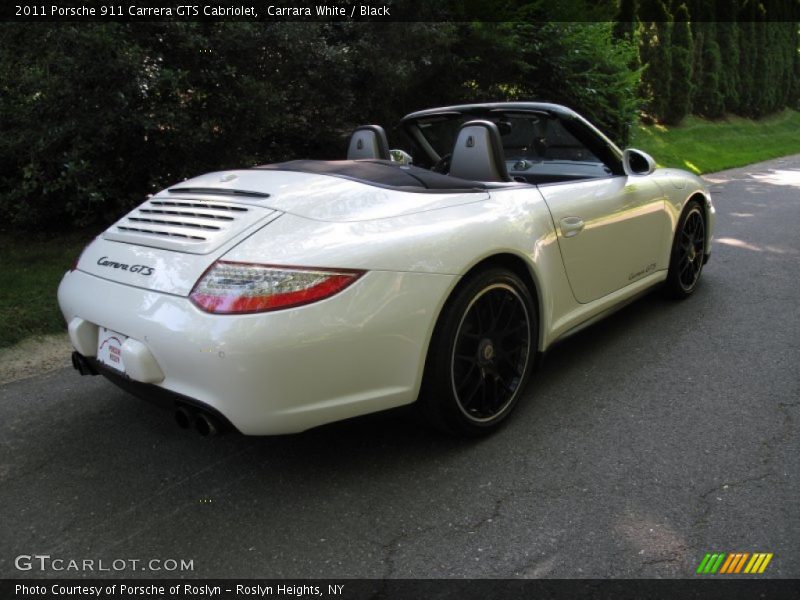 Carrara White / Black 2011 Porsche 911 Carrera GTS Cabriolet