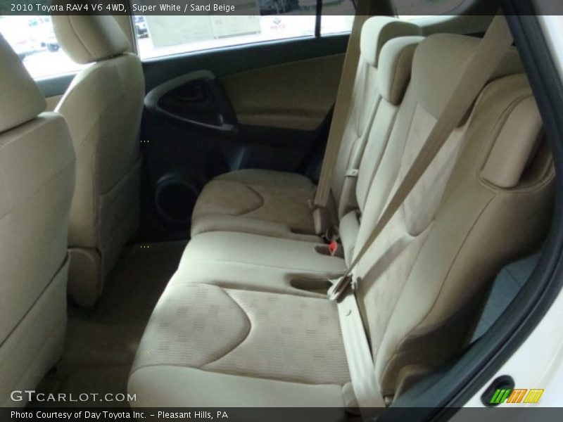 Super White / Sand Beige 2010 Toyota RAV4 V6 4WD