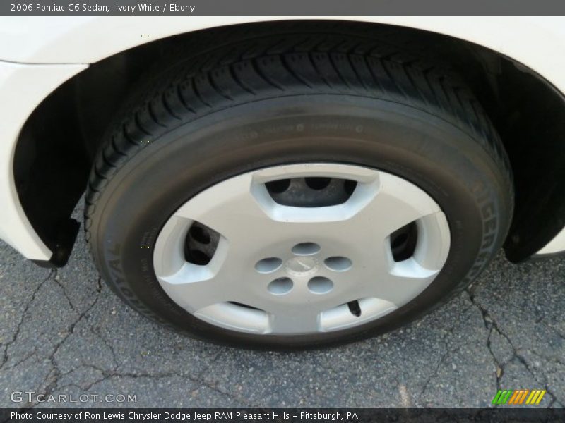 Ivory White / Ebony 2006 Pontiac G6 Sedan