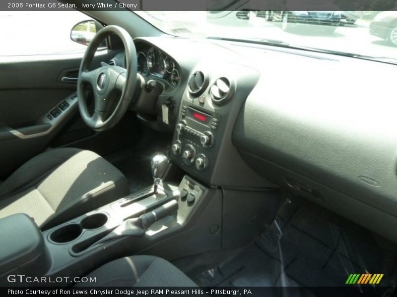 Ivory White / Ebony 2006 Pontiac G6 Sedan