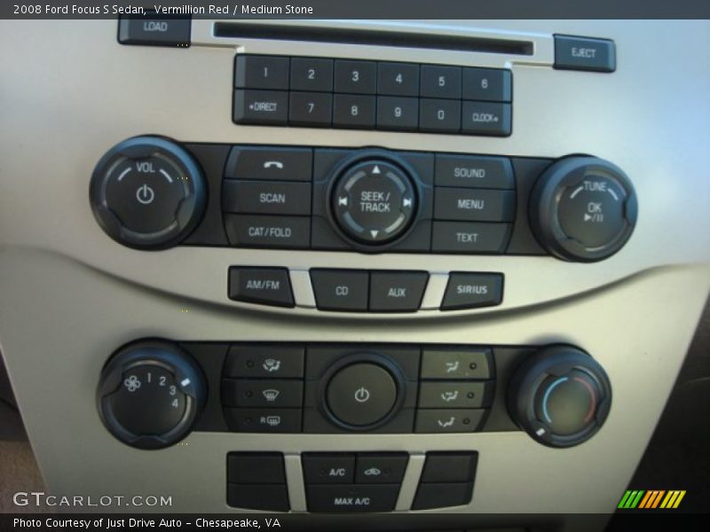 Vermillion Red / Medium Stone 2008 Ford Focus S Sedan