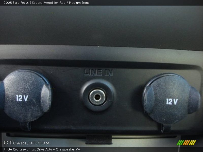 Vermillion Red / Medium Stone 2008 Ford Focus S Sedan