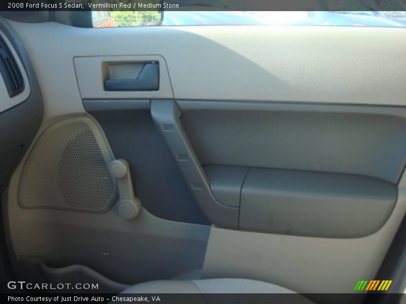 Vermillion Red / Medium Stone 2008 Ford Focus S Sedan