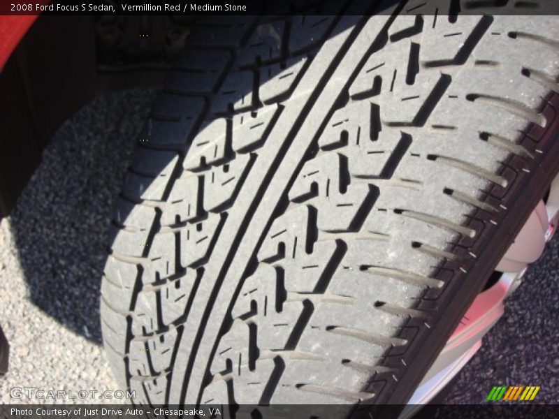 Vermillion Red / Medium Stone 2008 Ford Focus S Sedan