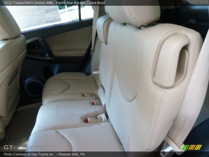 Pacific Blue Metallic / Sand Beige 2012 Toyota RAV4 Limited 4WD