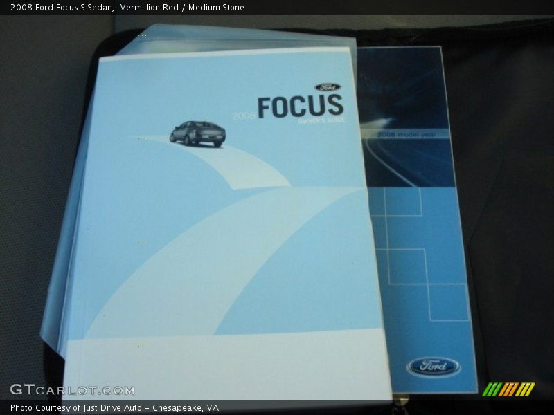 Vermillion Red / Medium Stone 2008 Ford Focus S Sedan