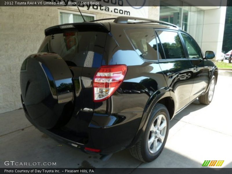 Black / Sand Beige 2012 Toyota RAV4 V6 Limited 4WD