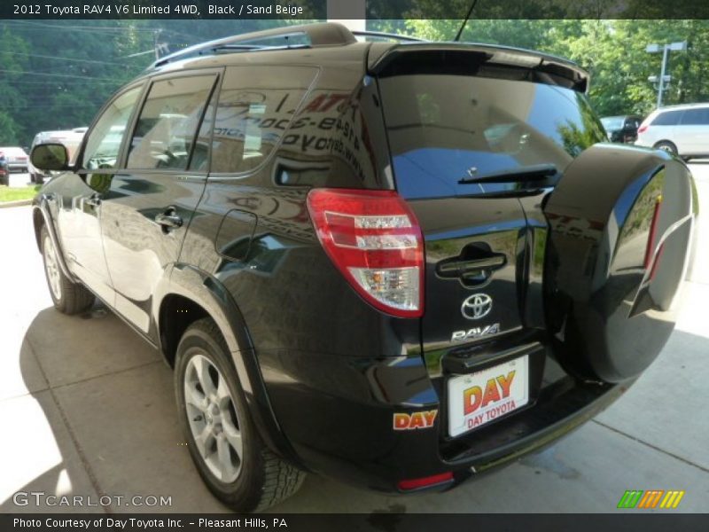 Black / Sand Beige 2012 Toyota RAV4 V6 Limited 4WD