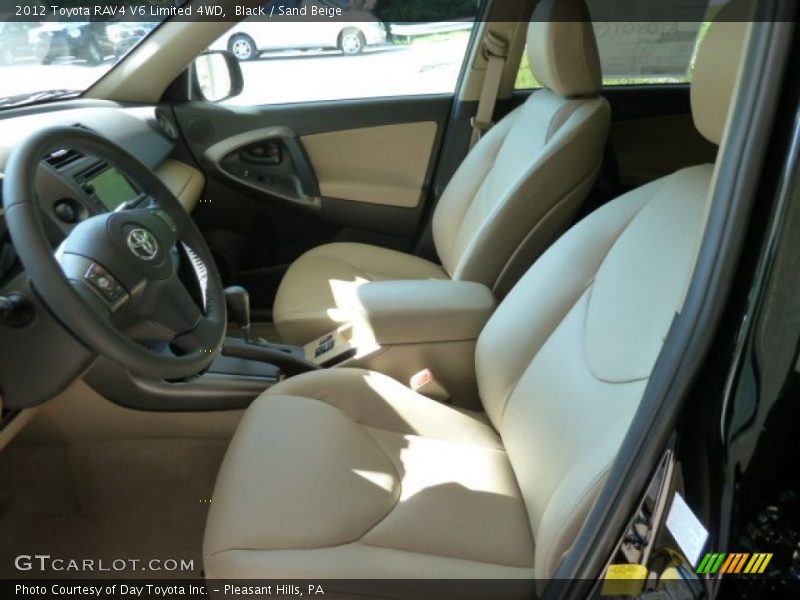 Black / Sand Beige 2012 Toyota RAV4 V6 Limited 4WD
