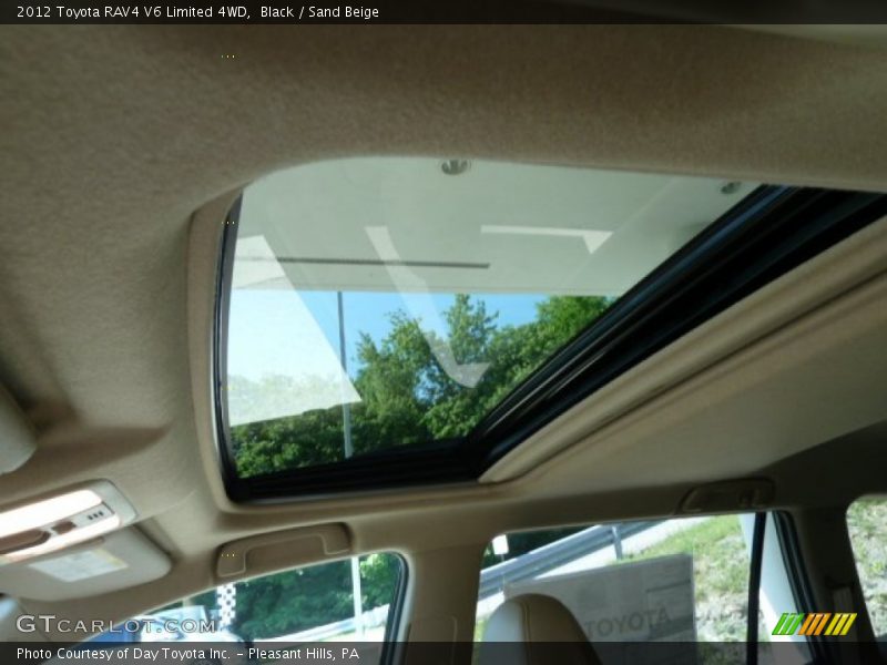 Black / Sand Beige 2012 Toyota RAV4 V6 Limited 4WD