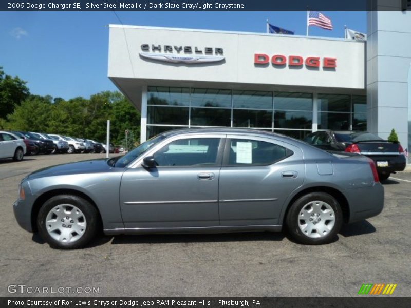 Silver Steel Metallic / Dark Slate Gray/Light Graystone 2006 Dodge Charger SE