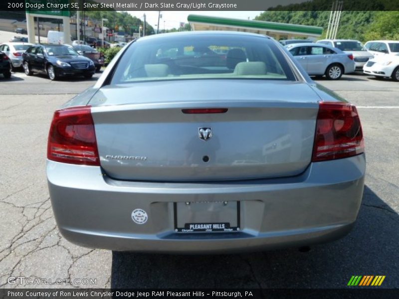 Silver Steel Metallic / Dark Slate Gray/Light Graystone 2006 Dodge Charger SE