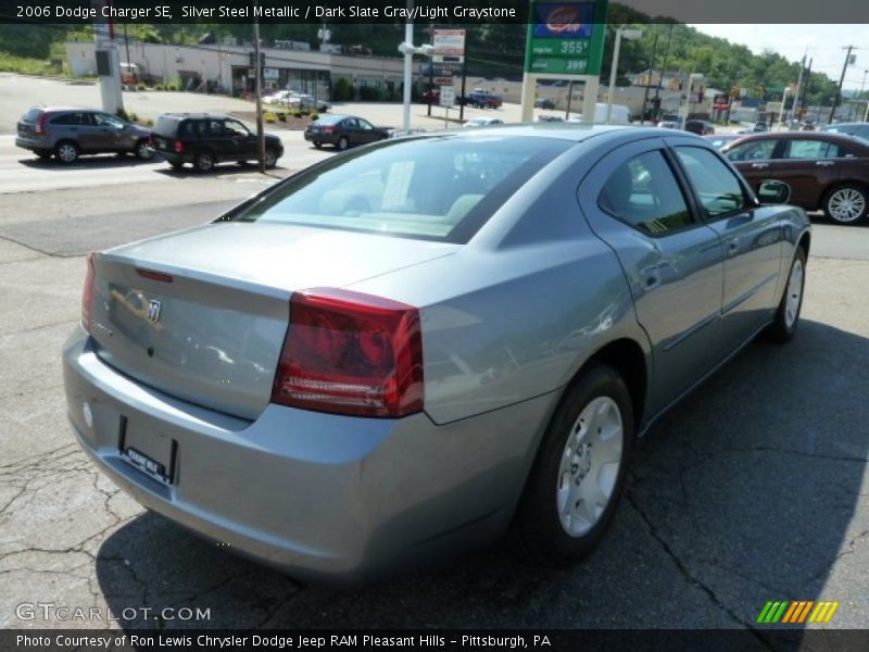 Silver Steel Metallic / Dark Slate Gray/Light Graystone 2006 Dodge Charger SE