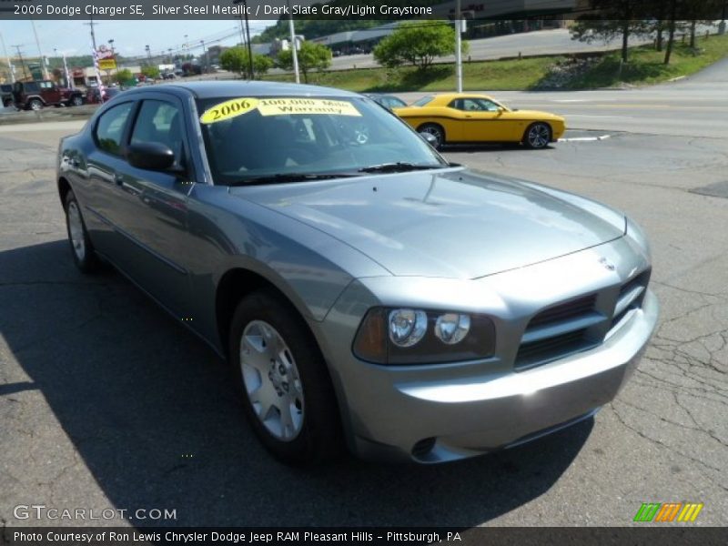 Silver Steel Metallic / Dark Slate Gray/Light Graystone 2006 Dodge Charger SE