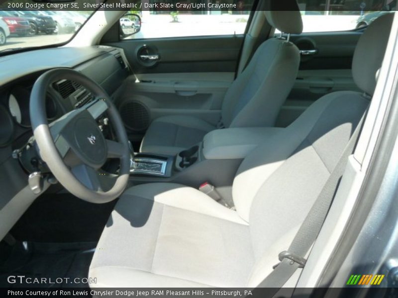 Silver Steel Metallic / Dark Slate Gray/Light Graystone 2006 Dodge Charger SE