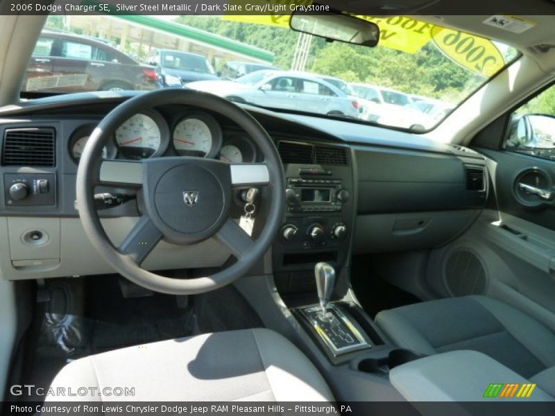 Silver Steel Metallic / Dark Slate Gray/Light Graystone 2006 Dodge Charger SE