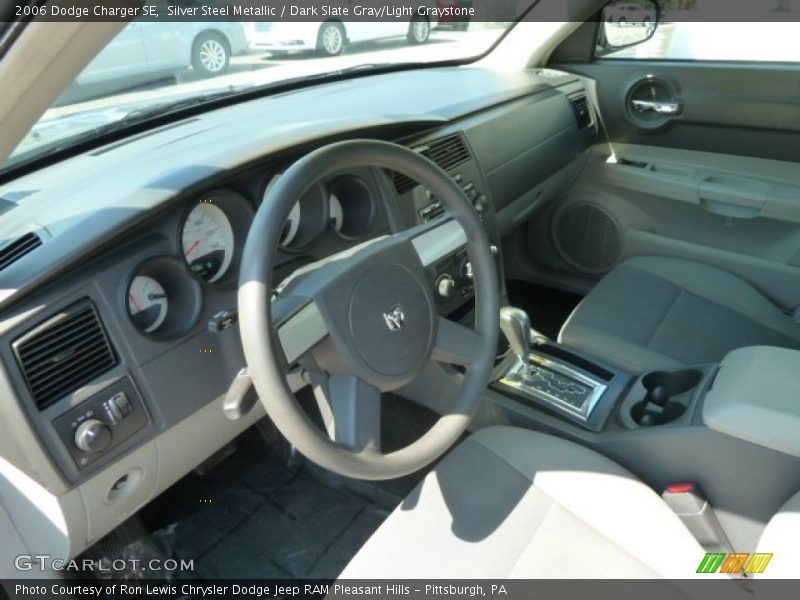 Silver Steel Metallic / Dark Slate Gray/Light Graystone 2006 Dodge Charger SE
