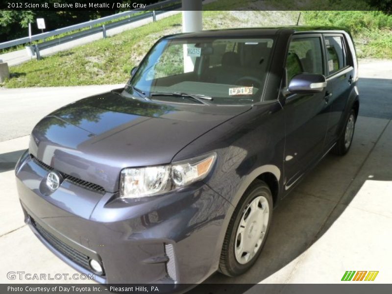 Elusive Blue Metallic / Dark Gray 2012 Scion xB
