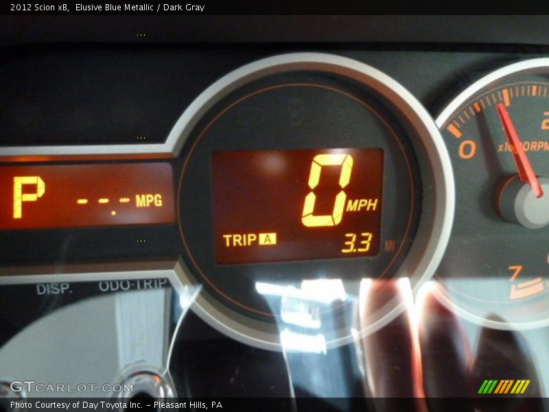 Elusive Blue Metallic / Dark Gray 2012 Scion xB