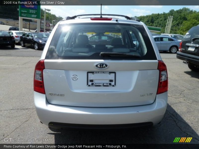 Fine Silver / Gray 2008 Kia Rondo LX V6