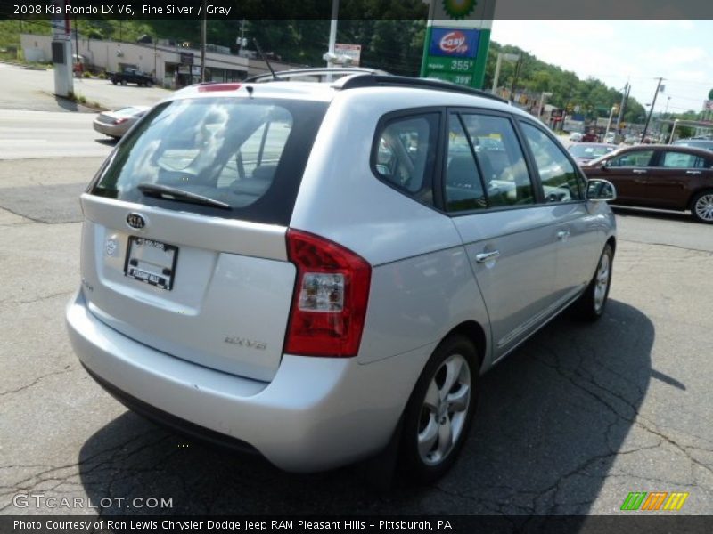 Fine Silver / Gray 2008 Kia Rondo LX V6